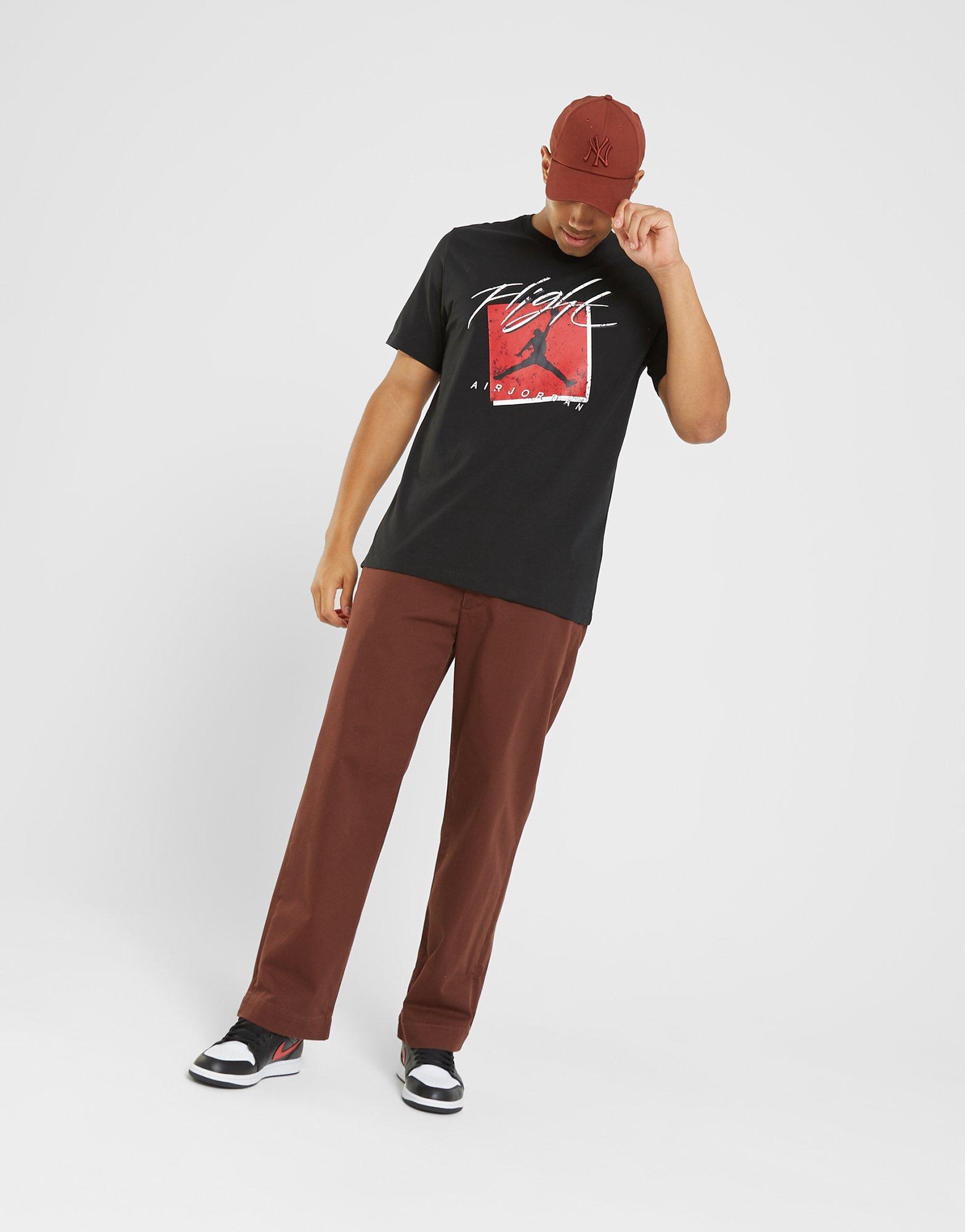 Vyriški marškiniai JORDAN MARŠKINĖLIAI M J BRAND GFX SS CREW TEE DX9593-010 Juoda