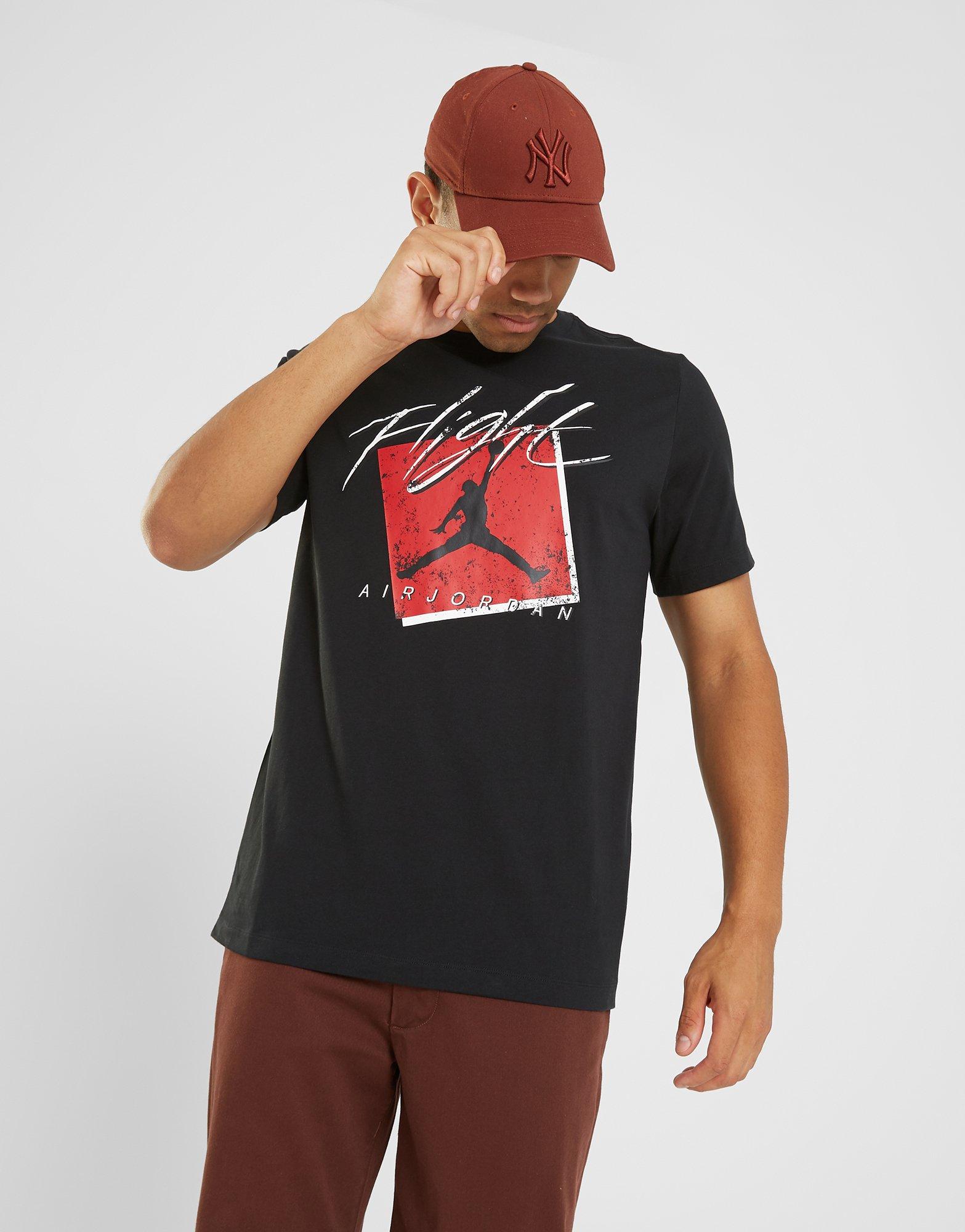 Vyriški marškiniai JORDAN MARŠKINĖLIAI M J BRAND GFX SS CREW TEE DX9593-010 Juoda