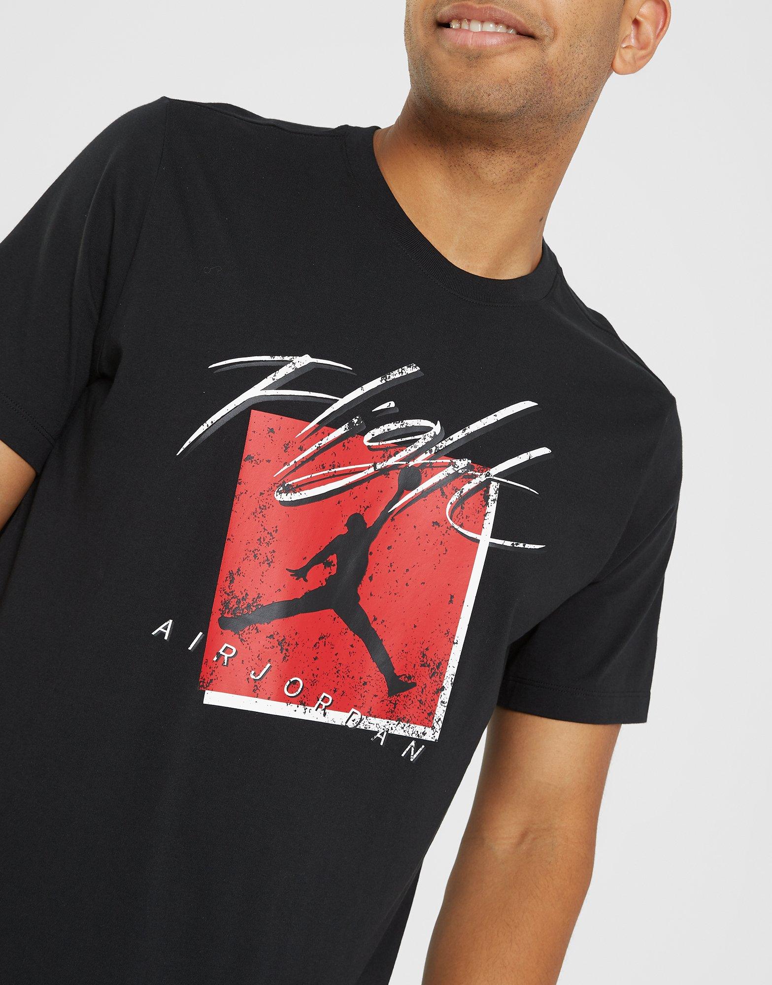 Vyriški marškiniai JORDAN MARŠKINĖLIAI M J BRAND GFX SS CREW TEE DX9593-010 Juoda