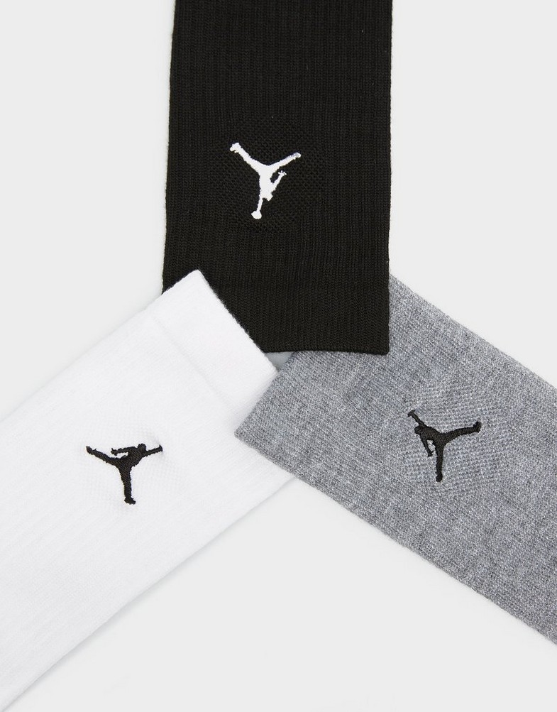 Жіночі шкарпетки JORDAN ВИСОКІ ШКАРПЕТКИ 3   PACK - EVERYDAY CREW SOCKS DX9632-914 Різнокольоровий