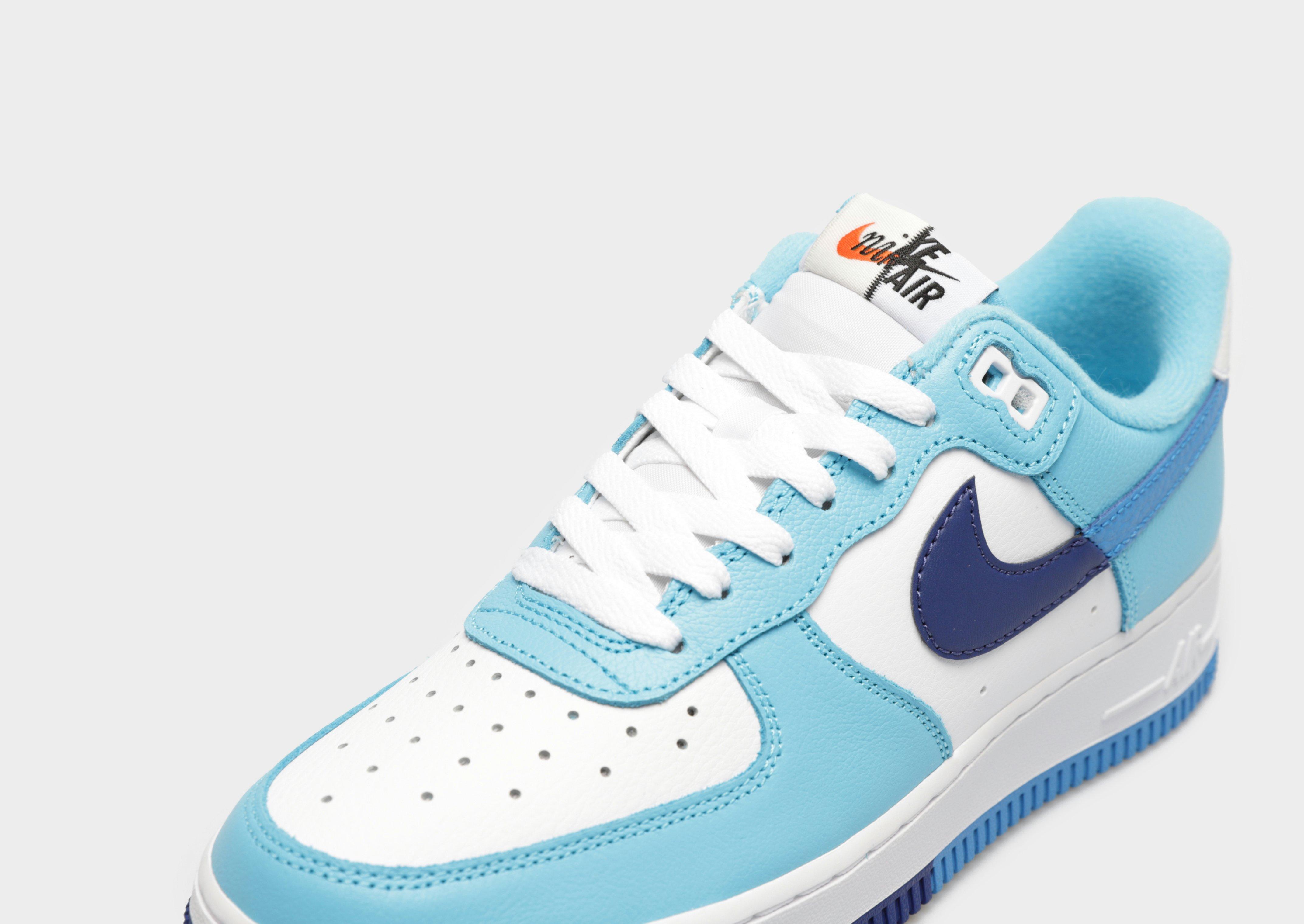 Чоловічі кросівки NIKE AIR FORCE 1 '07 LV8  DZ2522-100 Блакитний