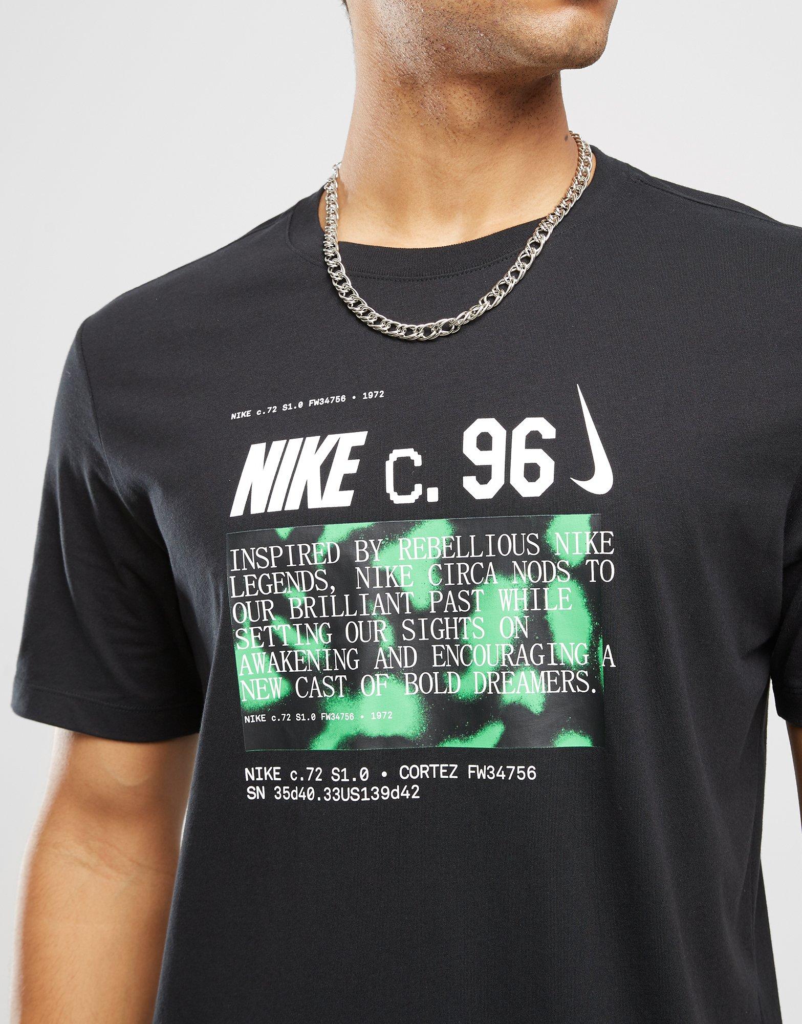 Tricou pentru bărbați NIKE TRICOU GRAPHIC TEE DZ2687-010 Negru