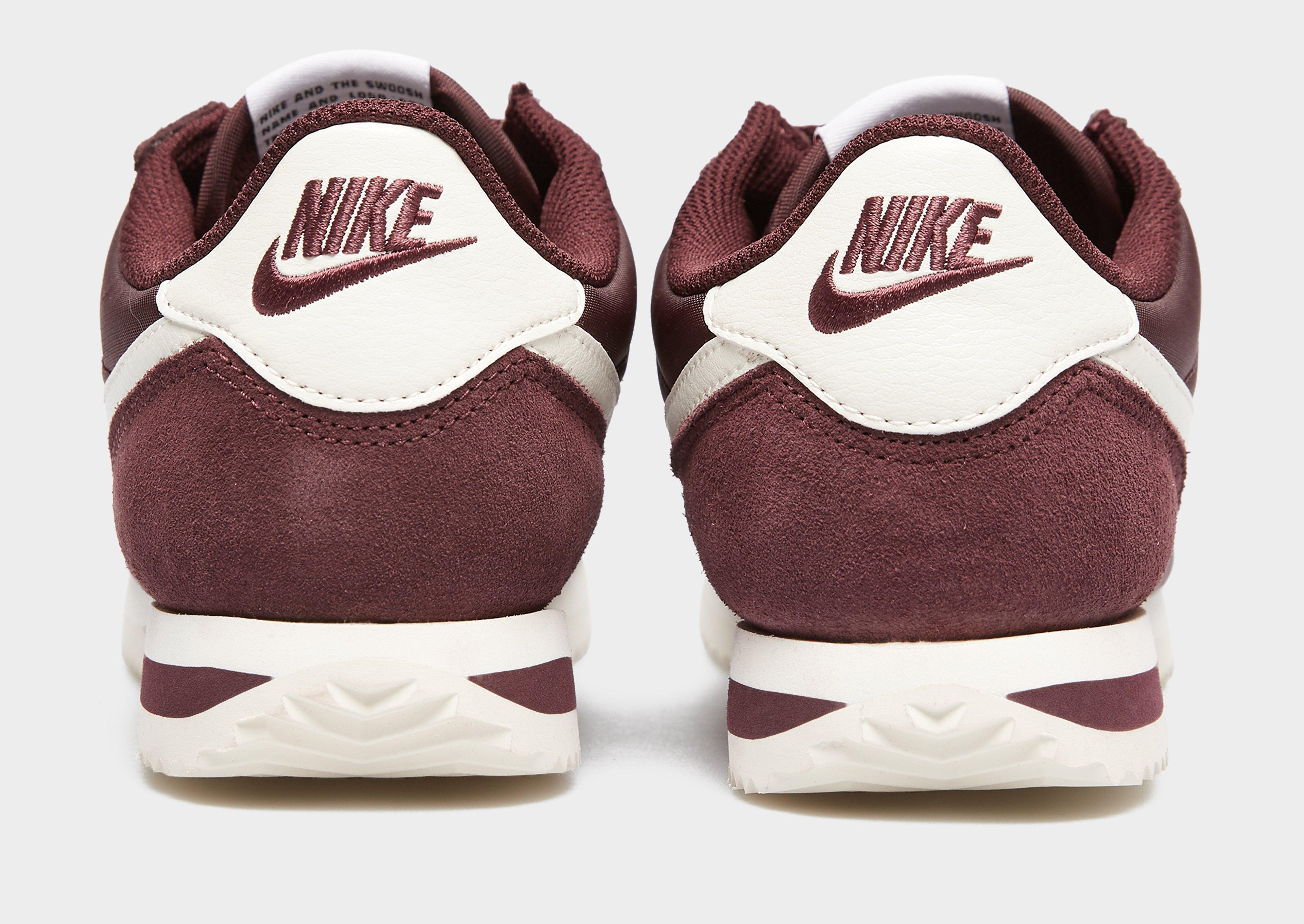 Buty sneakersy damskie NIKE W CORTEZ TXT DZ2795-605 Bordowy