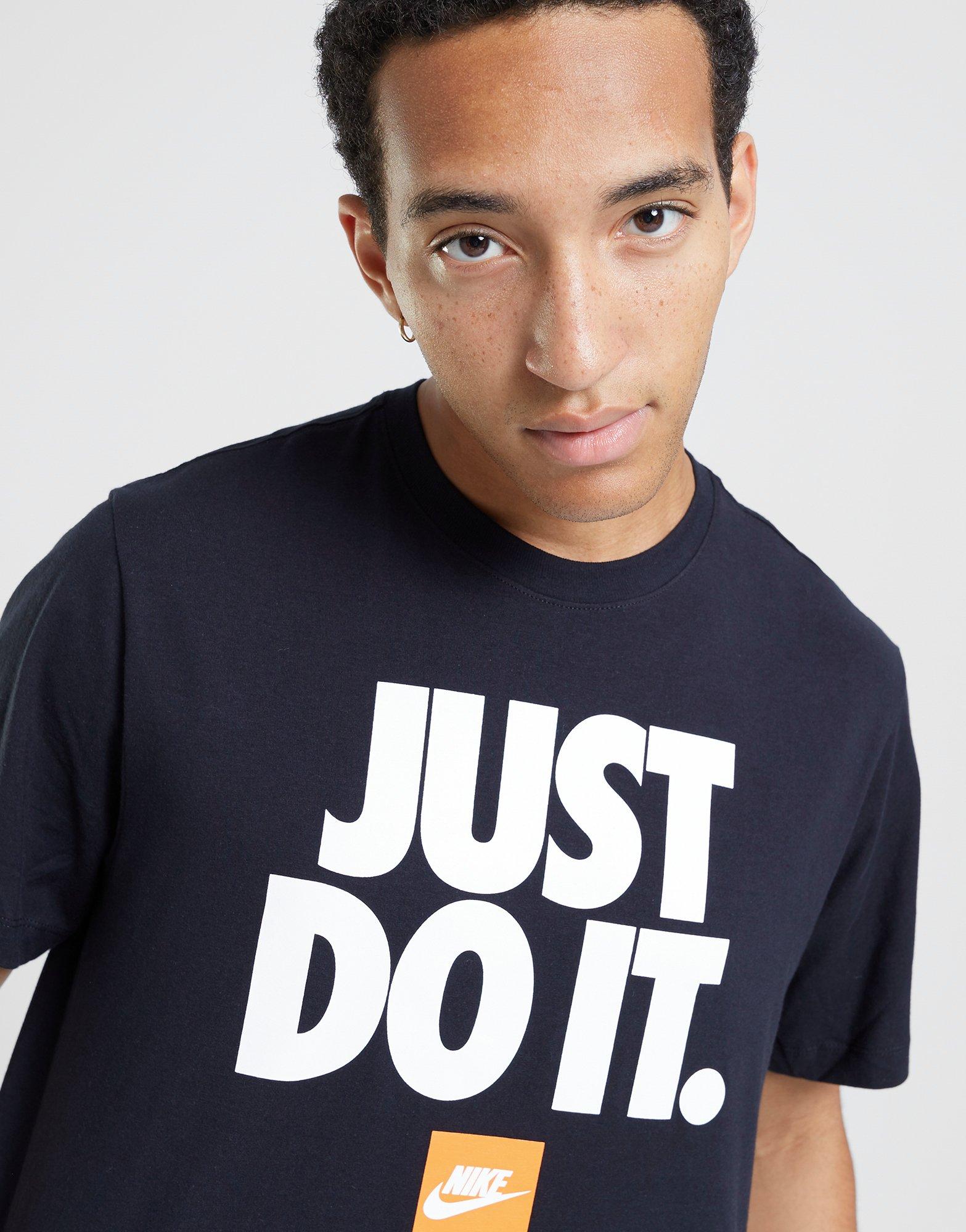 Чоловічі футболки NIKE T-SHIRT M NSW TEE FRAN JDI VERBIAGE DZ2989-010 Чорний