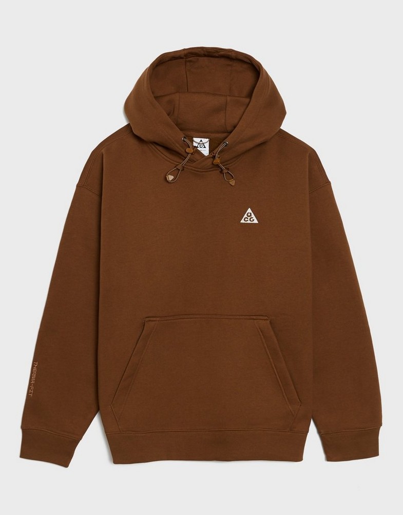 Bluza męska NIKE BLUZA Z KAPTUREM U ACG TUFF FLC HOODIE PO DZ3392-235 Brązowy