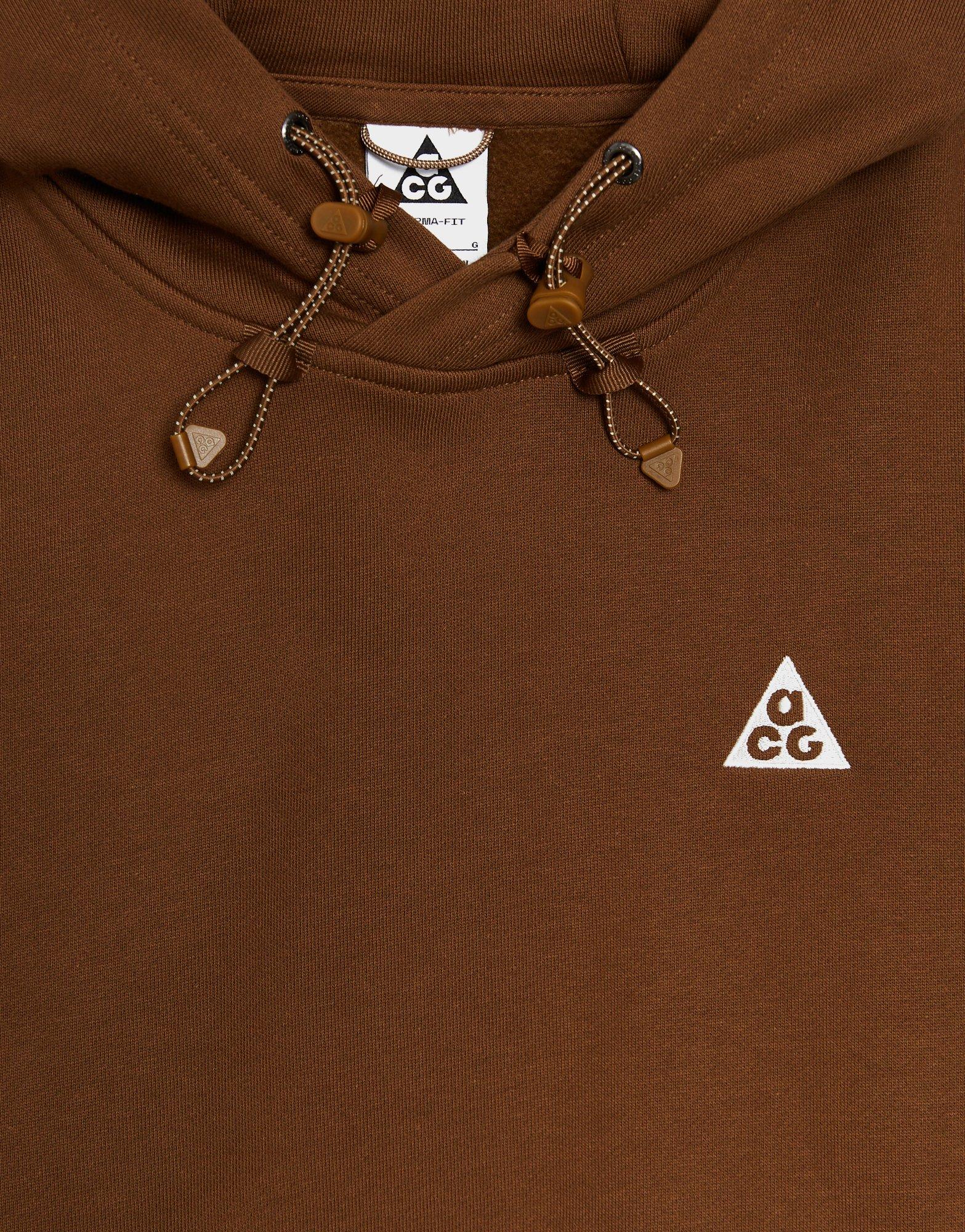 Bluza męska NIKE BLUZA Z KAPTUREM U ACG TUFF FLC HOODIE PO DZ3392-235 Brązowy