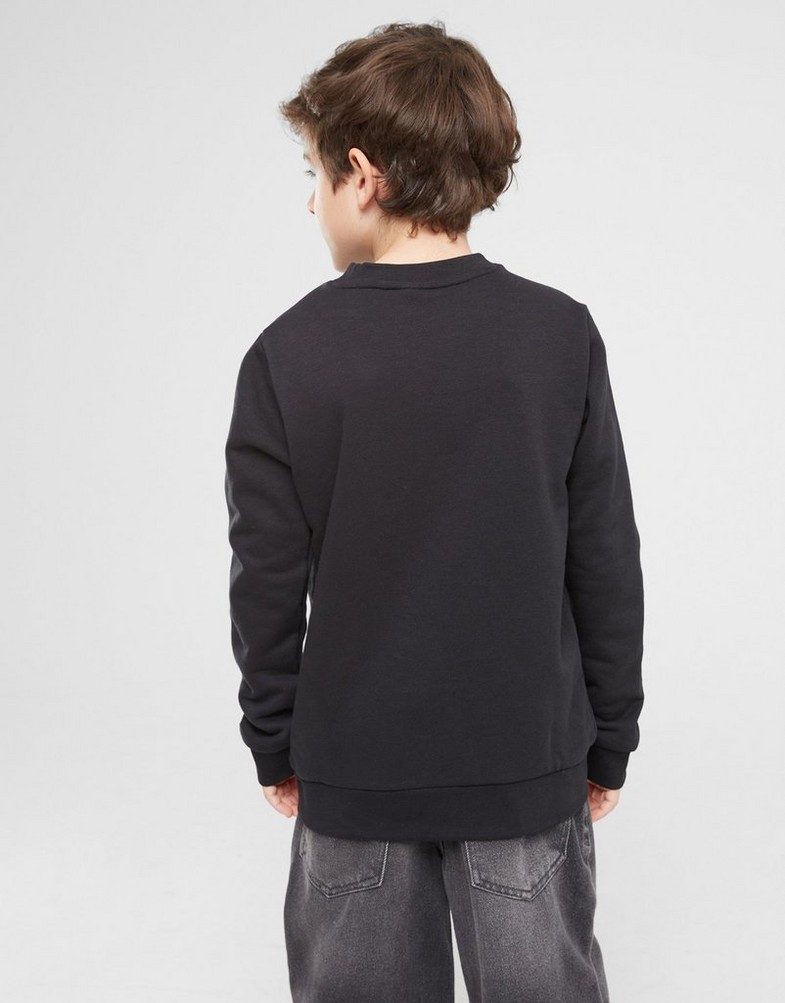 Bluza dziecięca ADIDAS BLUZA TREFOIL CREW BOY ED7797 Czarny