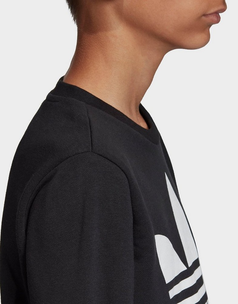 Bluza dziecięca ADIDAS BLUZA TREFOIL CREW BOY ED7797 Czarny