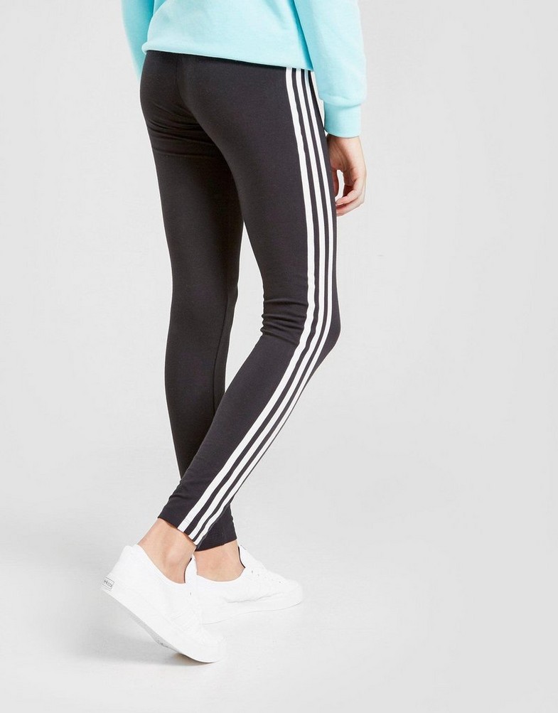 Detské nohavice ADIDAS NOHAVICE  3STRIPES LEGG GIRL ED7820 Čierna
