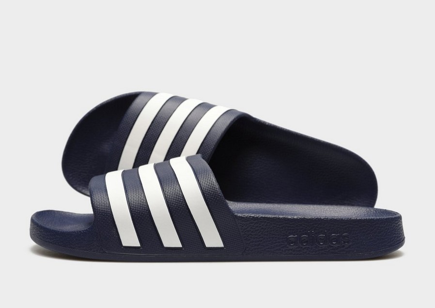 Férfi papucsok és flip-flopok ADIDAS ADILETTE AQUA F35542 Sötétkék