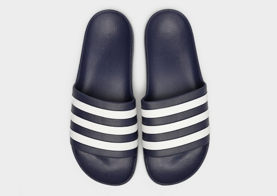 Férfi papucsok és flip-flopok ADIDAS ADILETTE AQUA F35542 Sötétkék