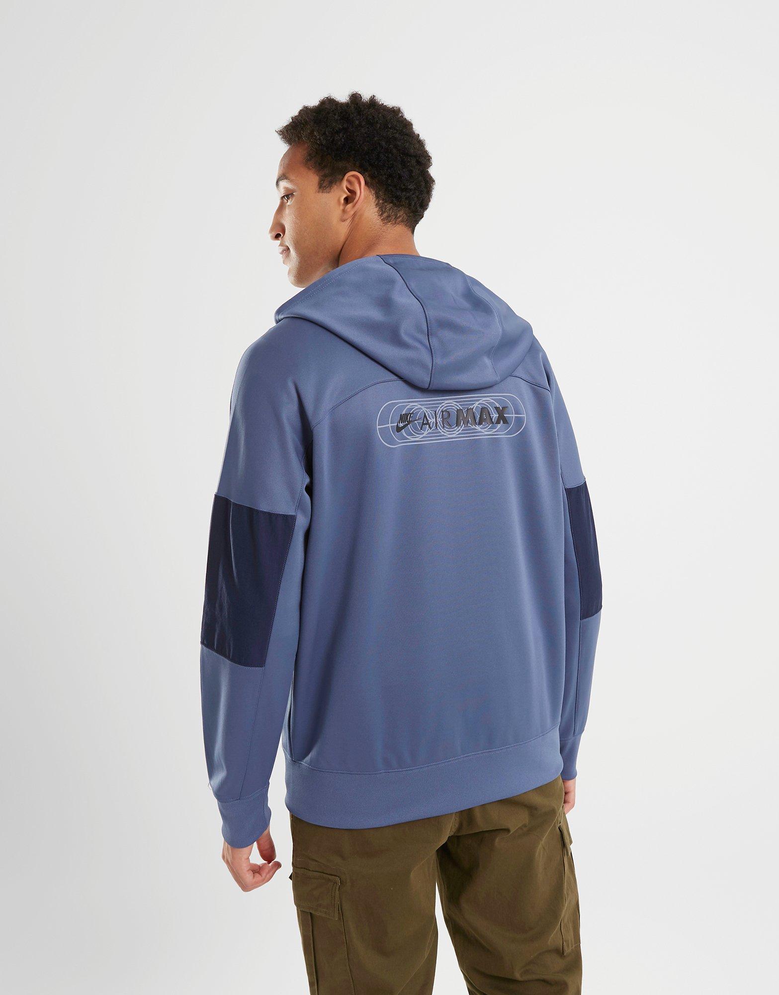 Vyriškas džemperis NIKE DŽEMPERIS UŽSEGAMAS MAX PK FZ D.BLUE SWEATSHIRT FB1435-491 Tamsiai mėlyna