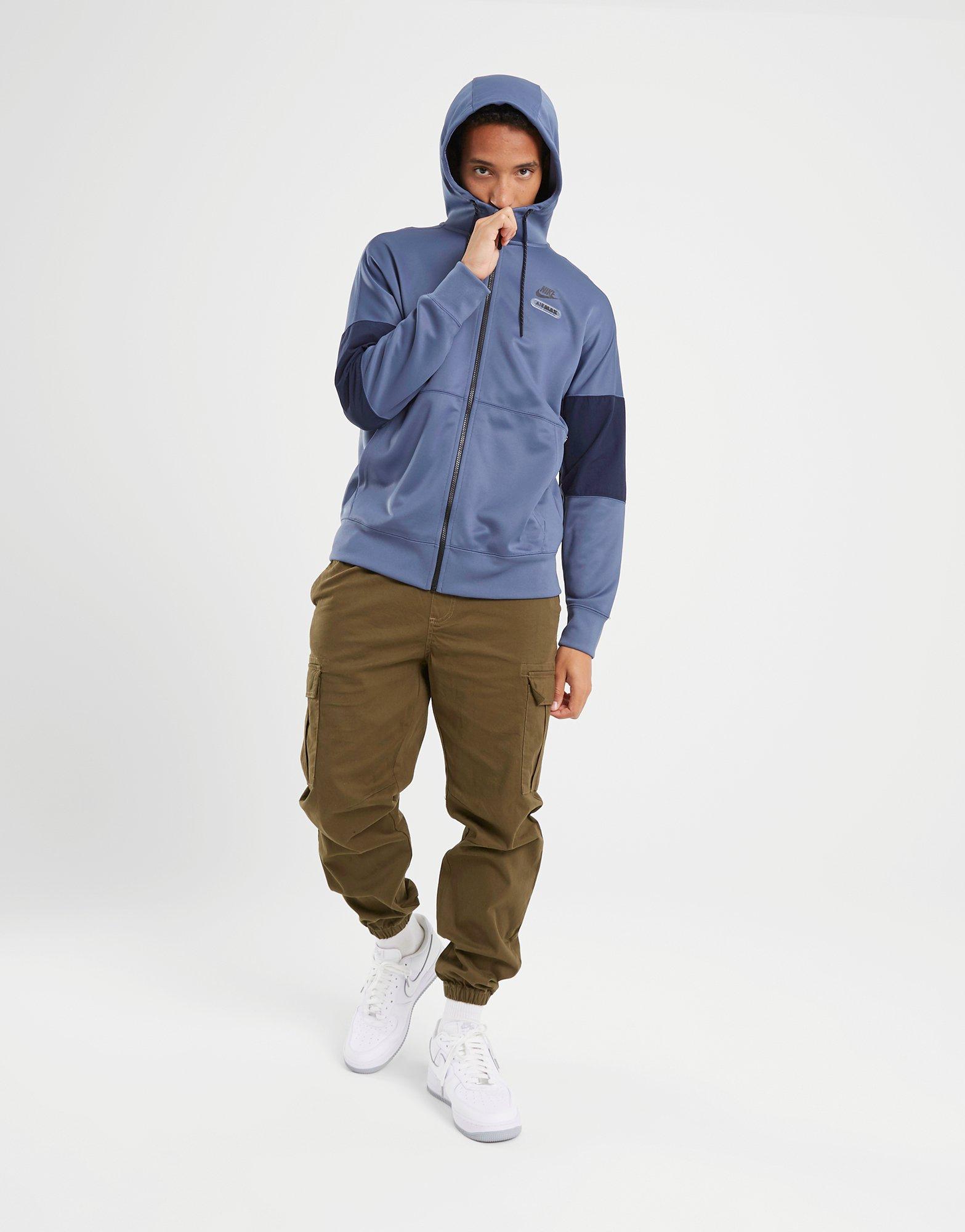 Vyriškas džemperis NIKE DŽEMPERIS UŽSEGAMAS MAX PK FZ D.BLUE SWEATSHIRT FB1435-491 Tamsiai mėlyna