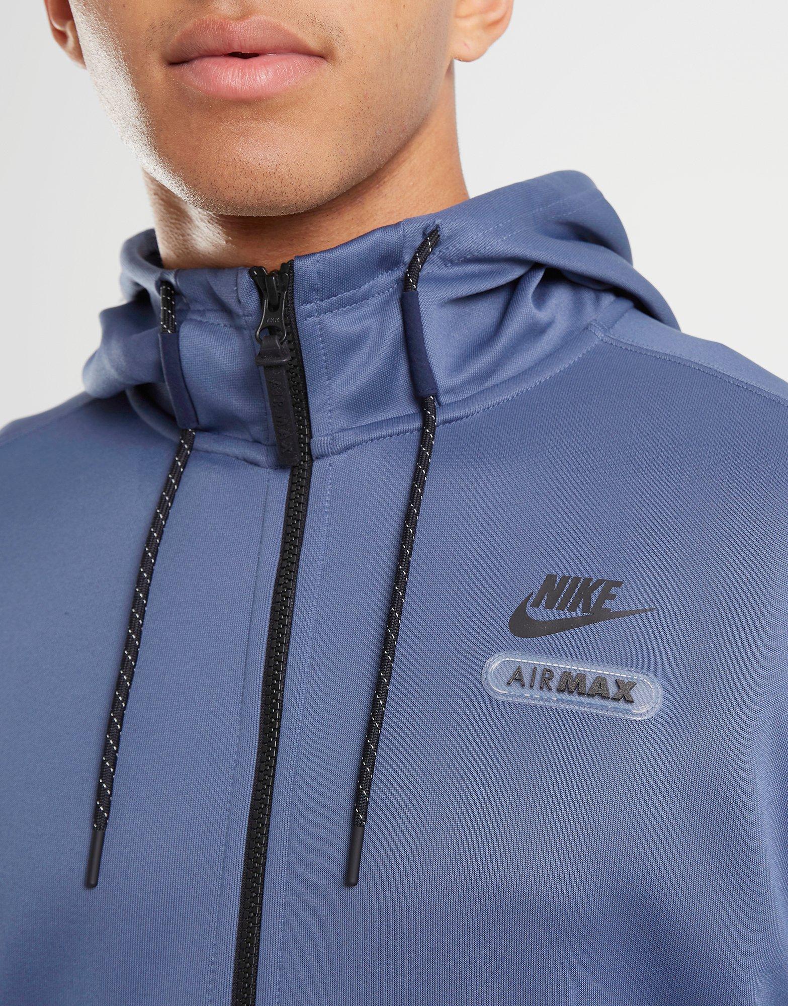 Vyriškas džemperis NIKE DŽEMPERIS UŽSEGAMAS MAX PK FZ D.BLUE SWEATSHIRT FB1435-491 Tamsiai mėlyna