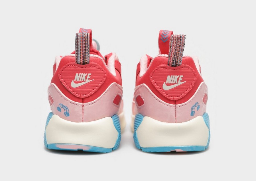 Buty sneakersy dla dzieci NIKE AIR MAX 90 TOGGLE SE BT FB2339-600 Różowy