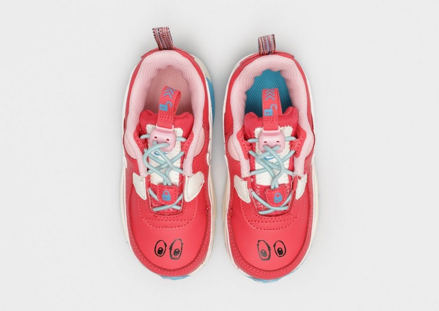 Buty sneakersy dla dzieci NIKE AIR MAX 90 TOGGLE SE BT FB2339-600 Różowy