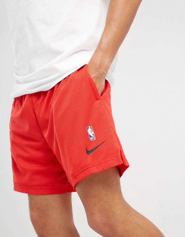 Pantaloni scurți pentru bărbați NIKE PANTALONI SCURȚI CHICAGO BULLS FB3725-657 Roșu