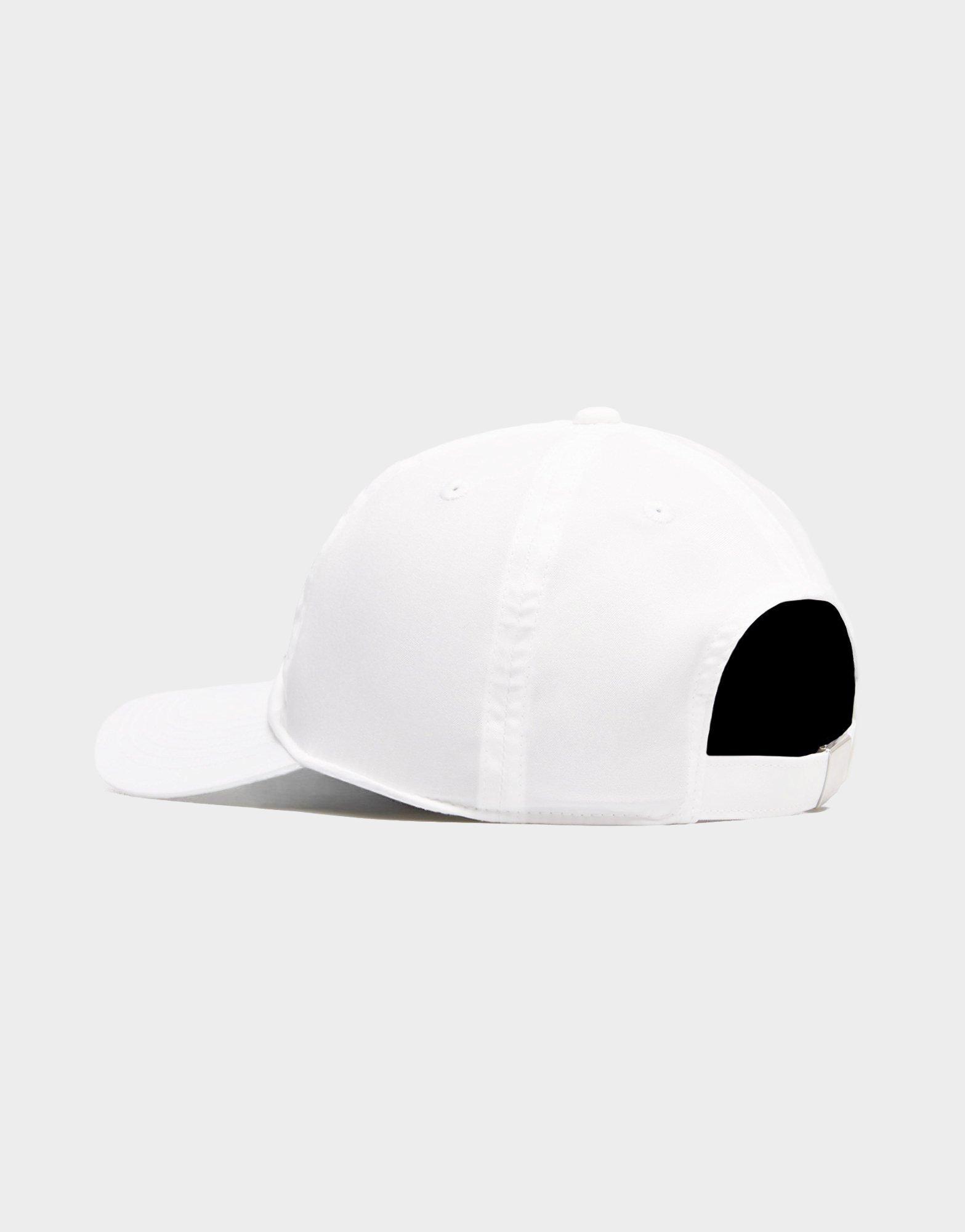Czapka z daszkiem damska NIKE CZAPKA K NK DF CLUB CAP US CB MTSWSH FB5064-100 Biały