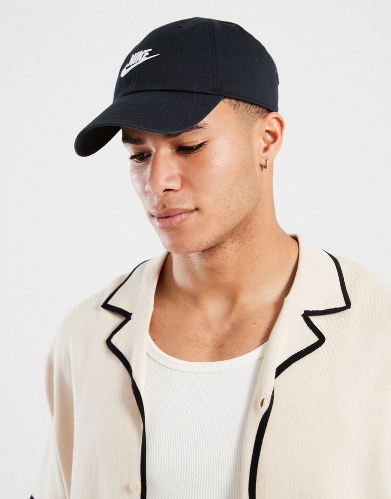Жіночі кепки NIKE КЕПКА U NK CLUB U CB FUT WSH L FB5368-011 Чорний