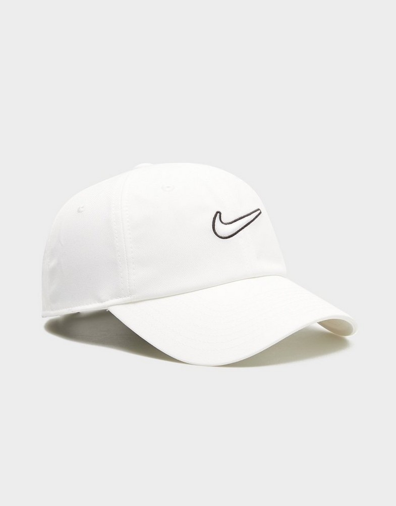 Șapcă pentru femei NIKE CACIULA U NK CLUB CAP U CB SWSH L FB5369-100 Alb