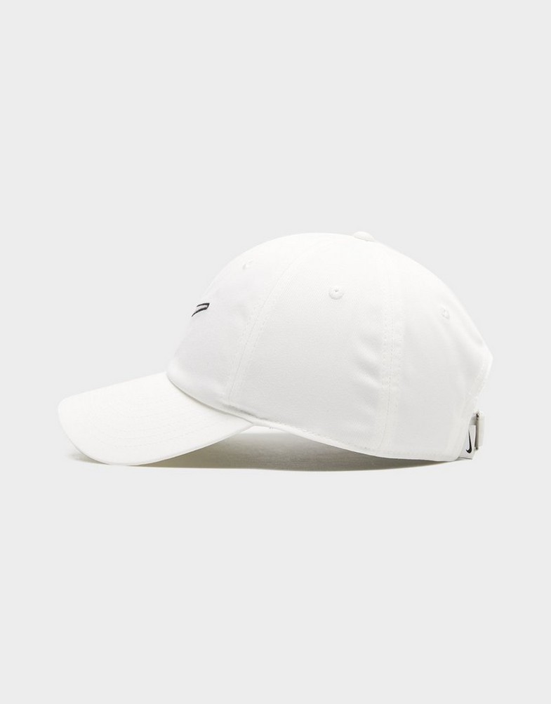 Șapcă pentru femei NIKE CACIULA U NK CLUB CAP U CB SWSH L FB5369-100 Alb