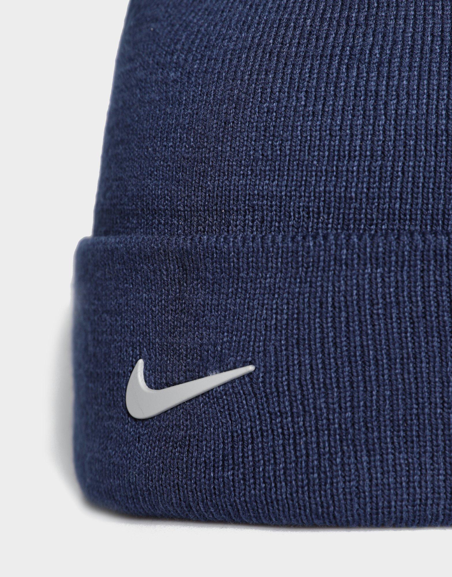 Детска зимна шапка NIKE ШАПКА K NK PEAK BEANIE SC SWSH FB6492-410 Тъмносин