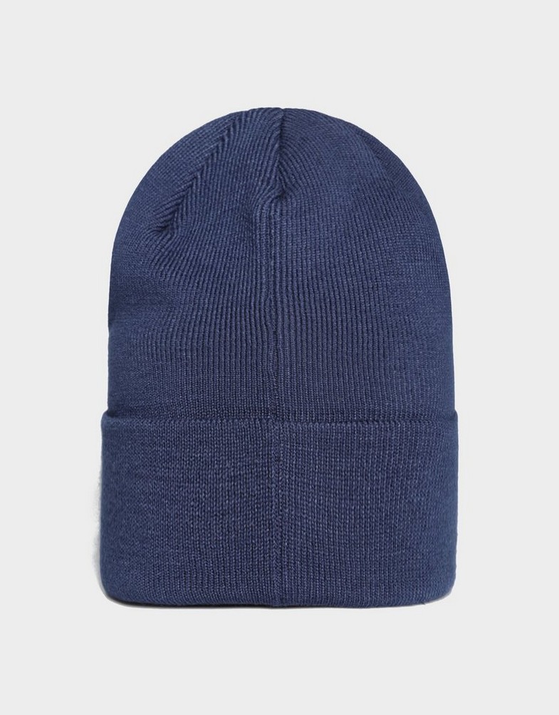 Дитячі зимові шапки NIKE КЕПКА K NK PEAK BEANIE SC SWSH FB6492-410 Темно-синій