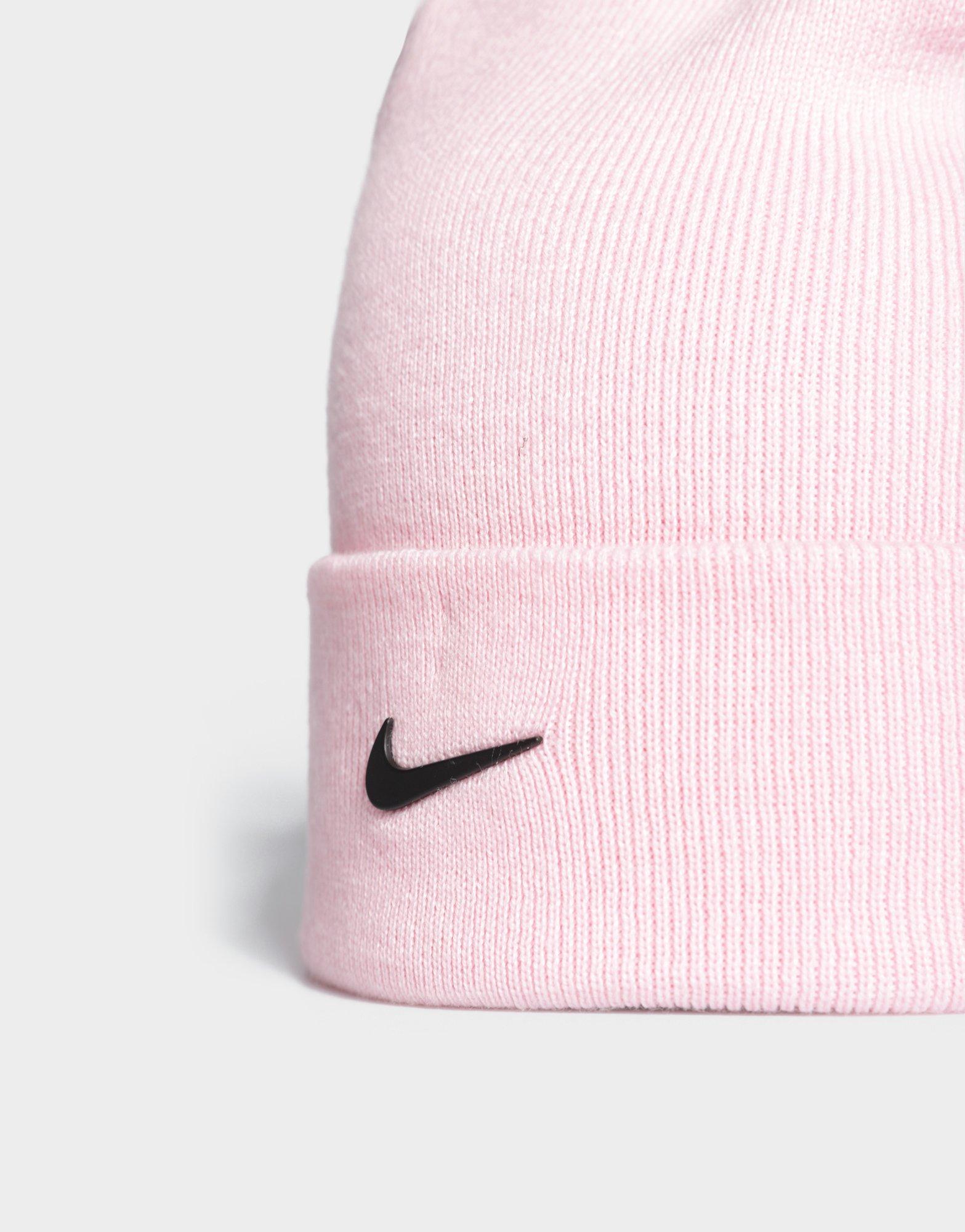 Moteriška žieminė kepurė NIKE KEPURĖ  ŽIEMINĖ K NK PEAK SC SWSH FB6492-690 Rožinė