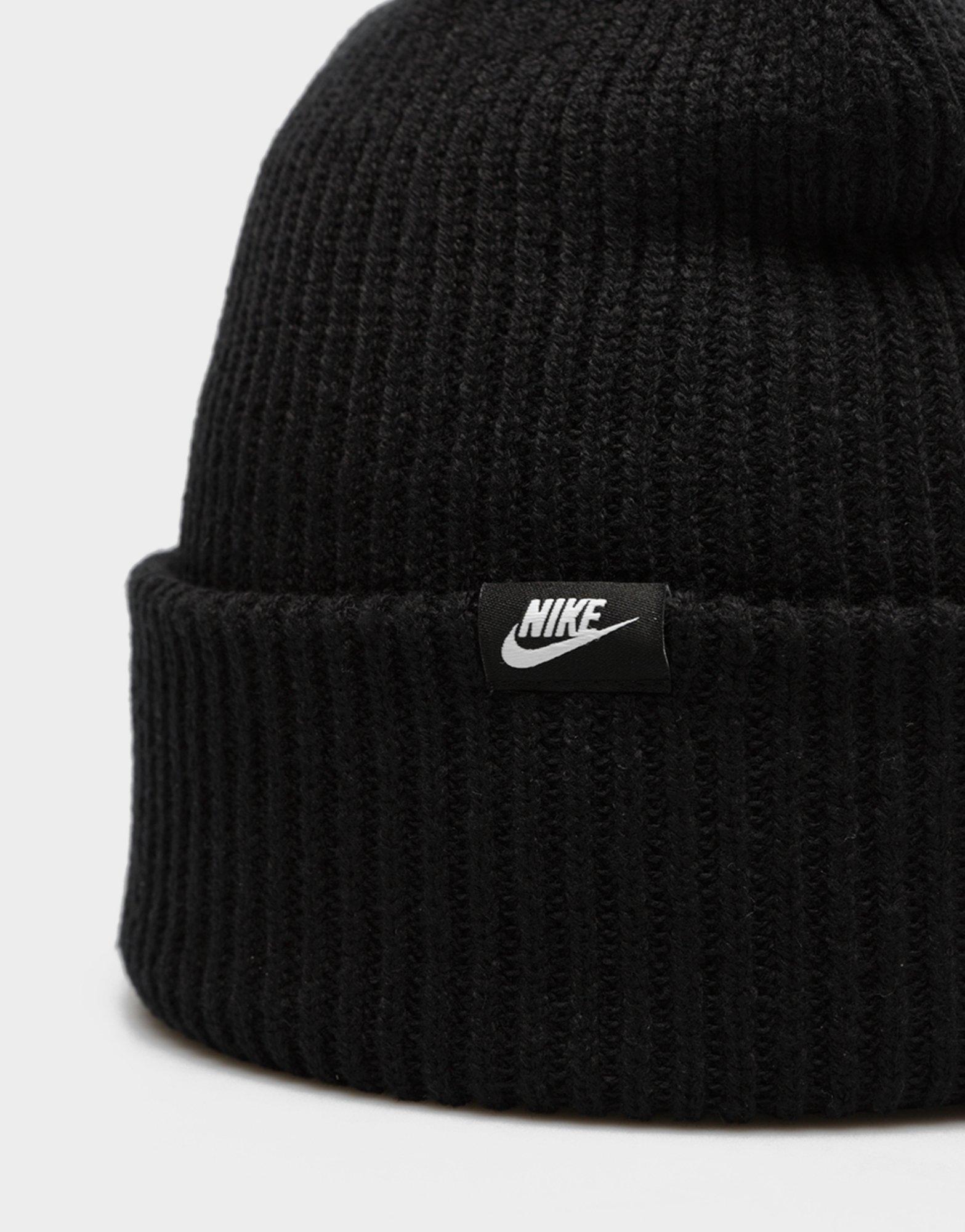 Жіночі зимові шапки NIKE КЕПКА U NK TERRA BEANIE SC FUT L FB6525-010 Чорний