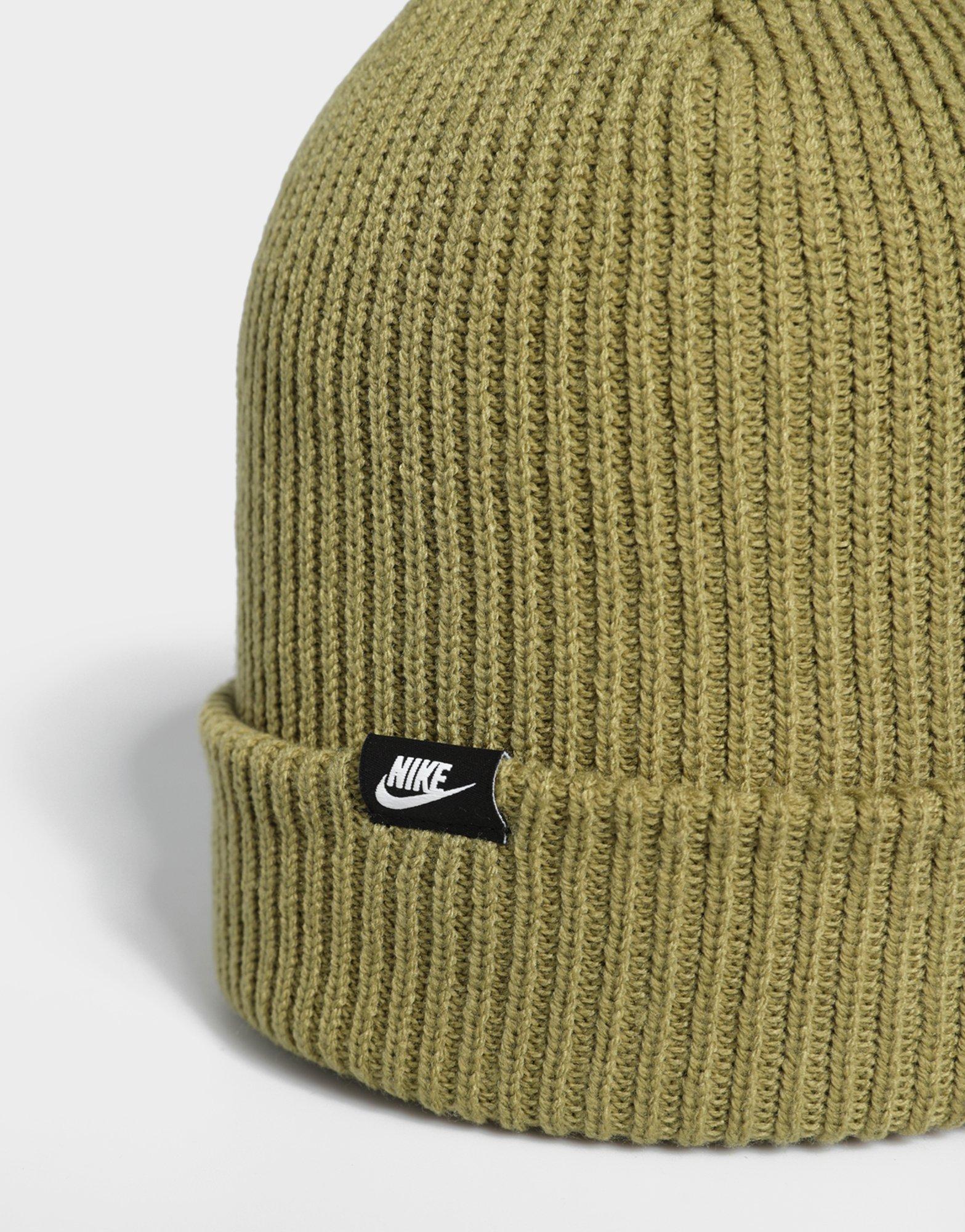 Dámska zimná čiapka NIKE ČIAPKA ZIMNÁ U NK TERRA BEANIE SC FUT L FB6525-378 Khaki