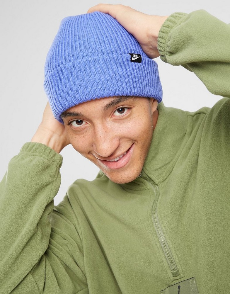 Дамска зимна шапка NIKE ШАПКА U NK TERRA BEANIE SC FUT L FB6525-581 Син
