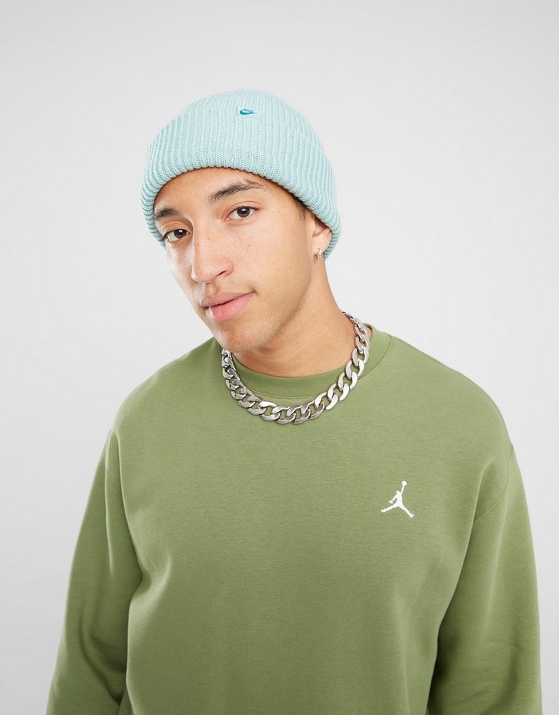 Жіночі зимові шапки NIKE КЕПКА ЗИМОВА U NK PEAK SC FUT L FB6526-309 Зелений