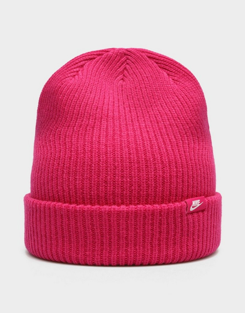 Жіночі зимові шапки NIKE КЕПКА U NK PEAK BEANIE SC FUT L FB6526-615 Рожевий