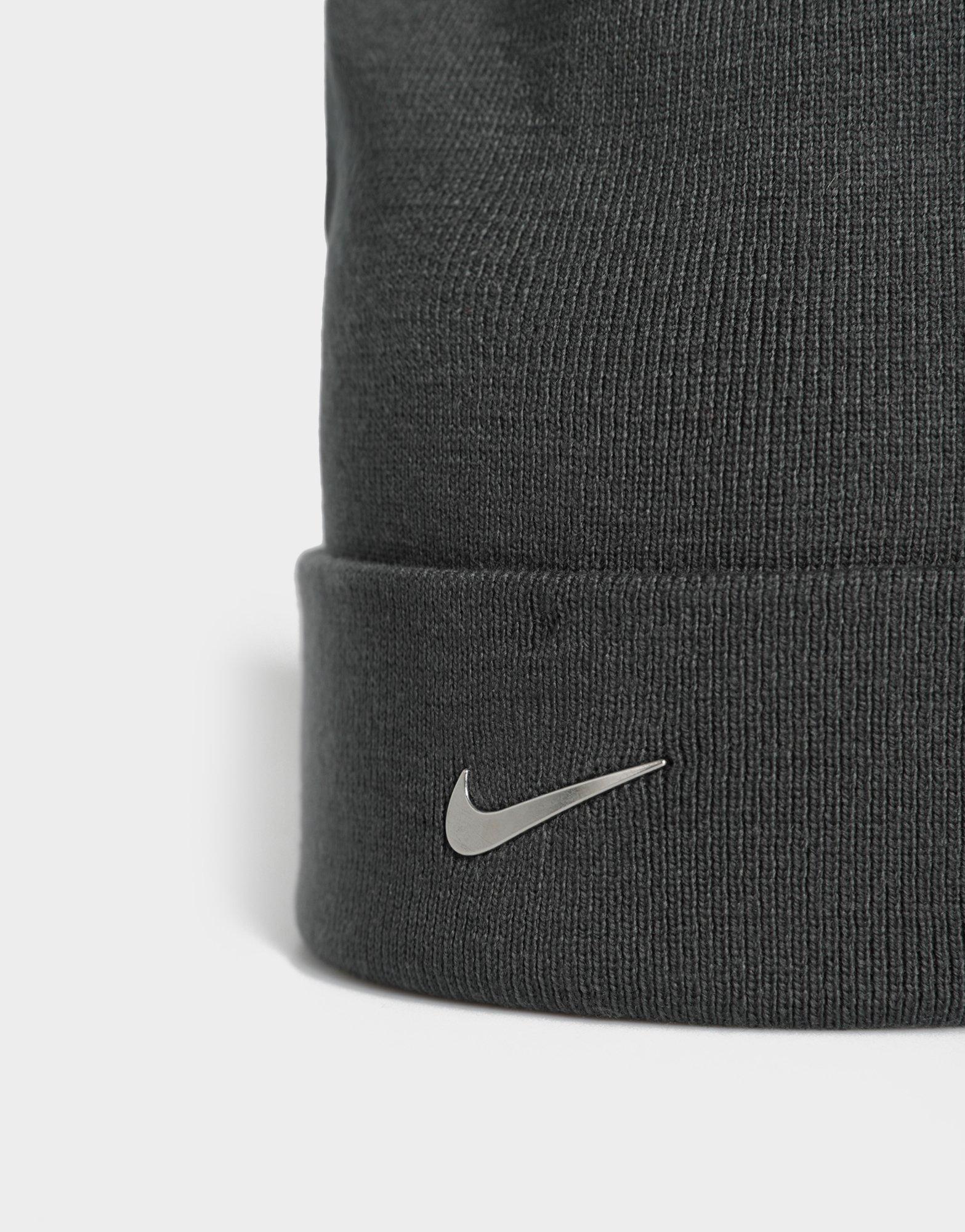 Moteriška žieminė kepurė NIKE KEPURĖ U NK PEAK BEANIE SC MTSWSH L FB6527-071 Pilka
