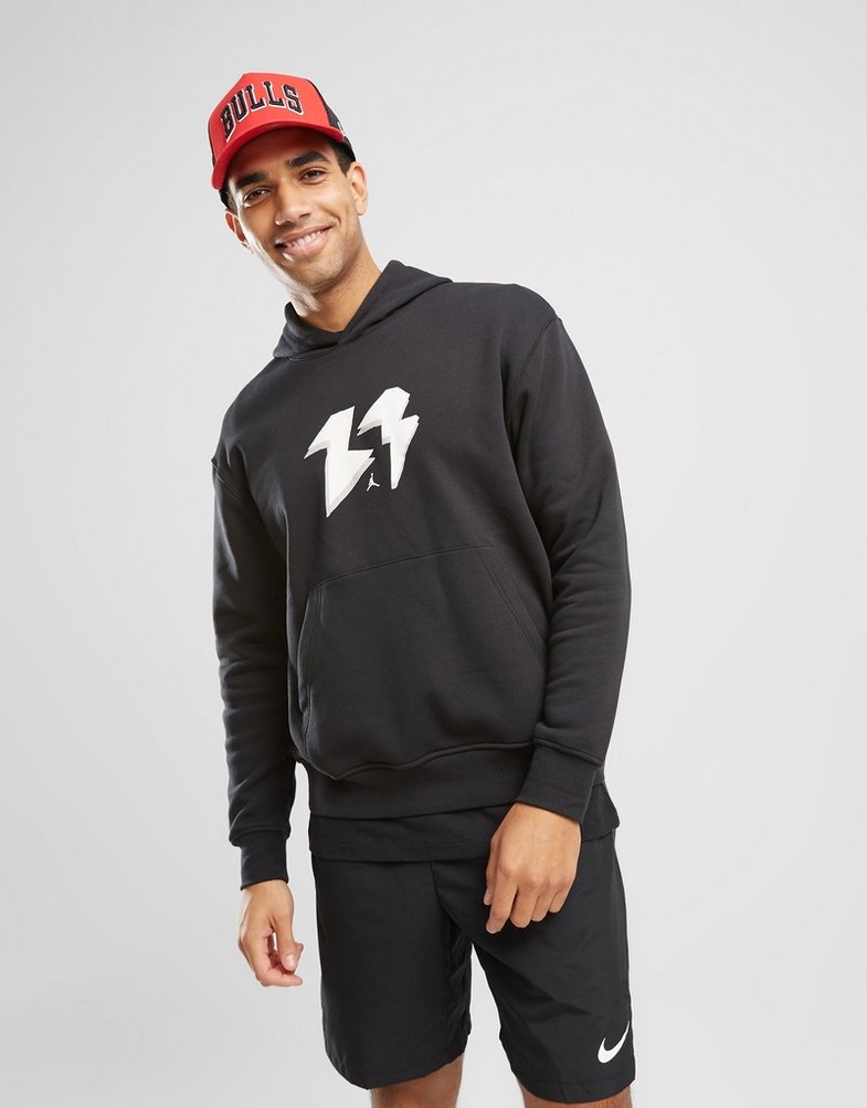 Bluza męska JORDAN BLUZA Z KAPTUREM M J FLT MVP FLC fb7021-010 Czarny