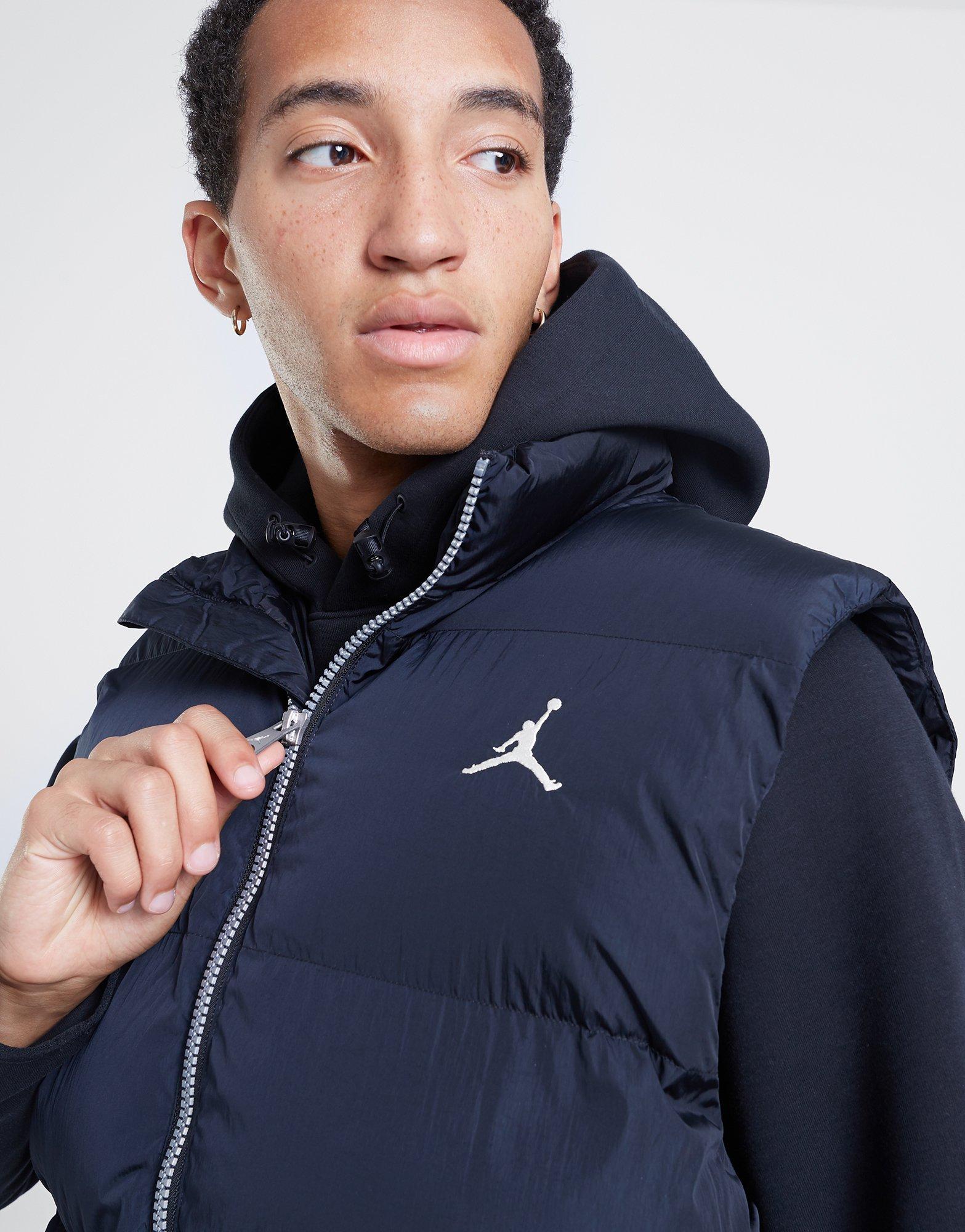 Vestă pentru bărbați JORDAN VESTĂ M J ESS STMT ECO VEST FB7307-010 Negru