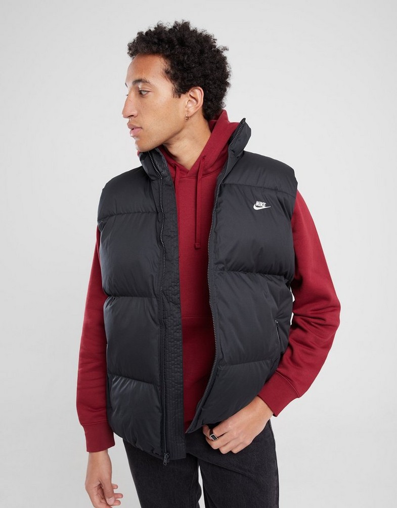 Чоловічі безрукавки NIKE БЕЗРУКАВКА M NK CLUB PUFFER VEST FB7373-010 Чорний