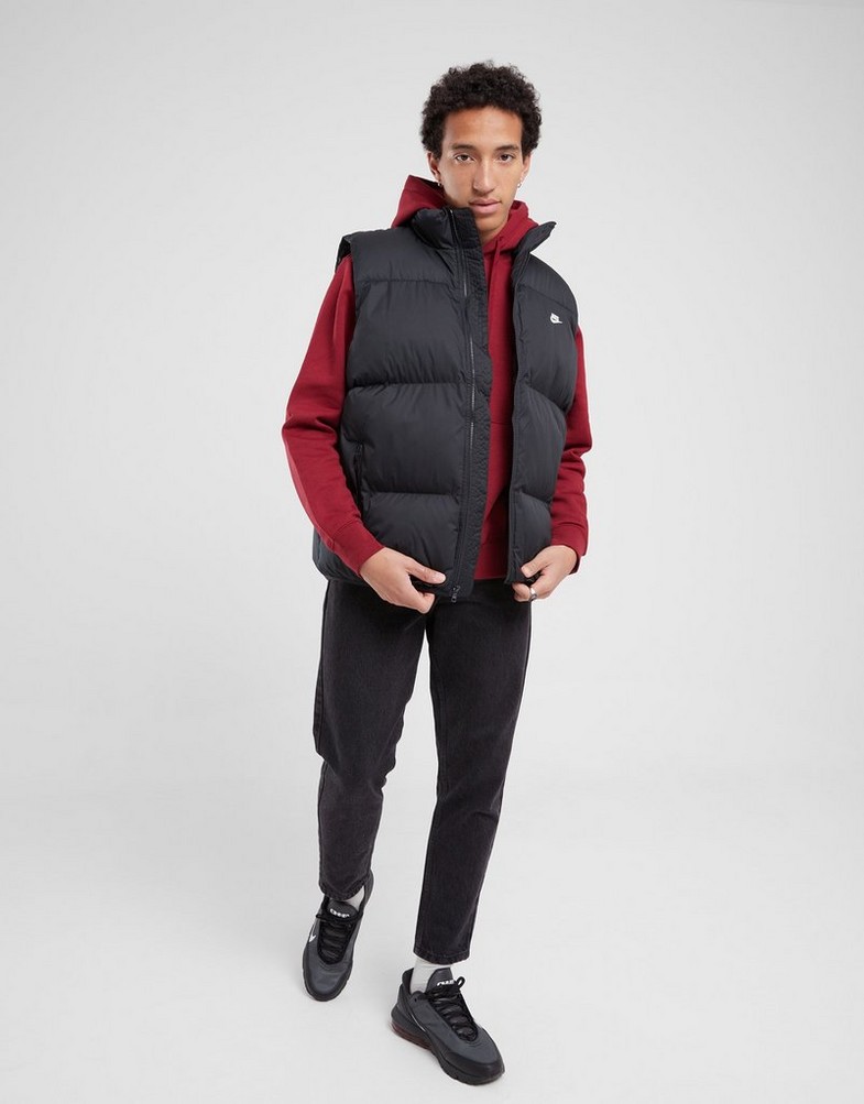 Férfi mellények NIKE UJJATLAN PULÓVER M NK CLUB PUFFER VEST