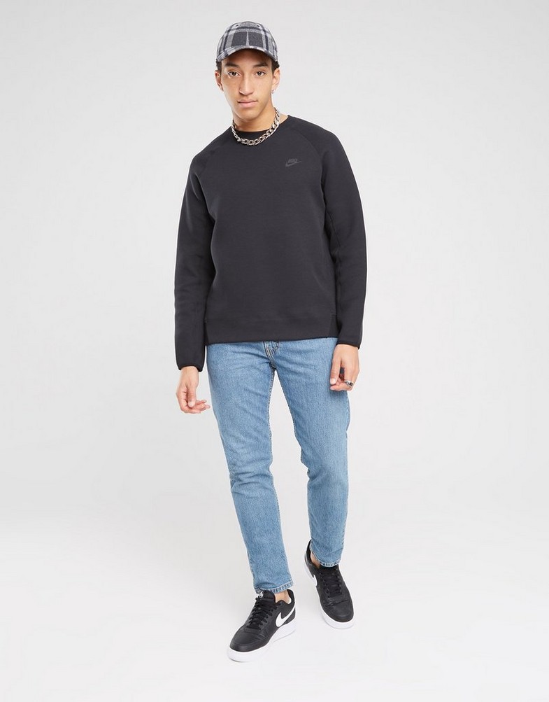 Bluza męska NIKE BLUZA TECH FLEECE FB7916-010 Czarny