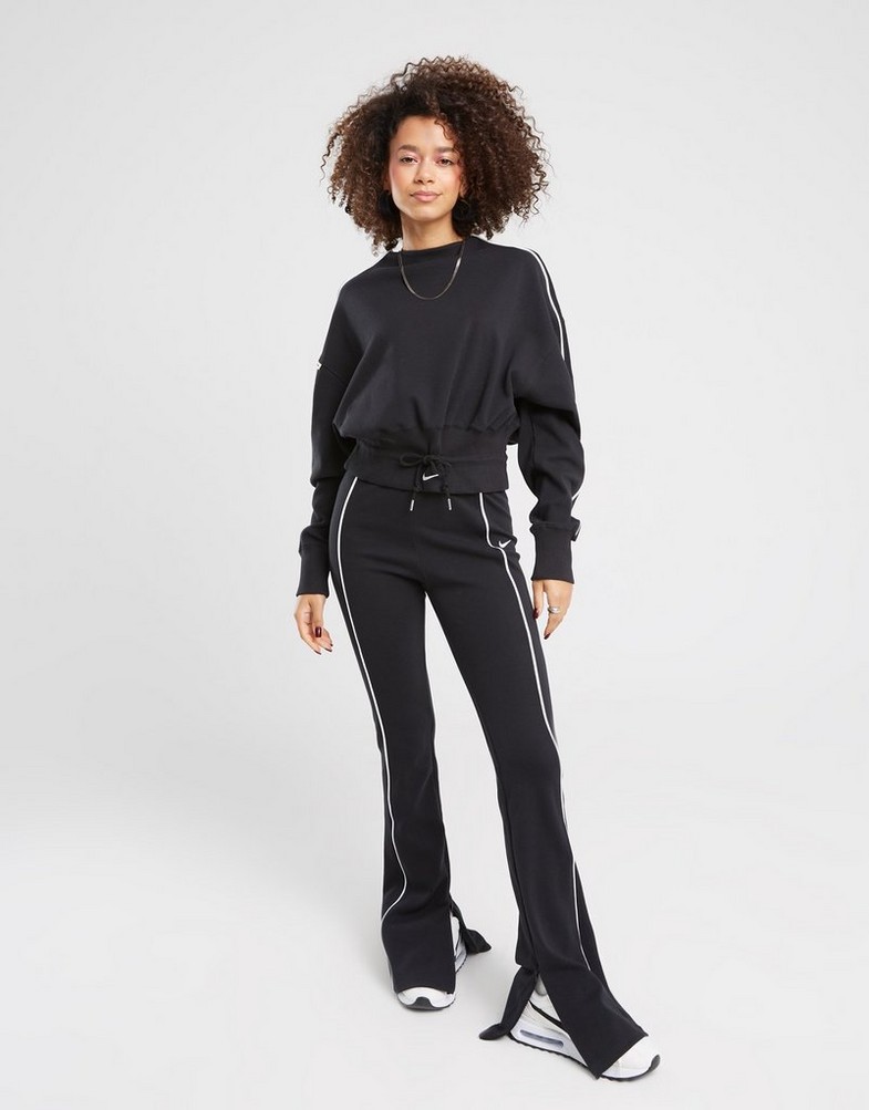Жіночі штани NIKE ШТАНИ W NSW CLCCTN SLIT HEM PANT FB8781-010 Чорний