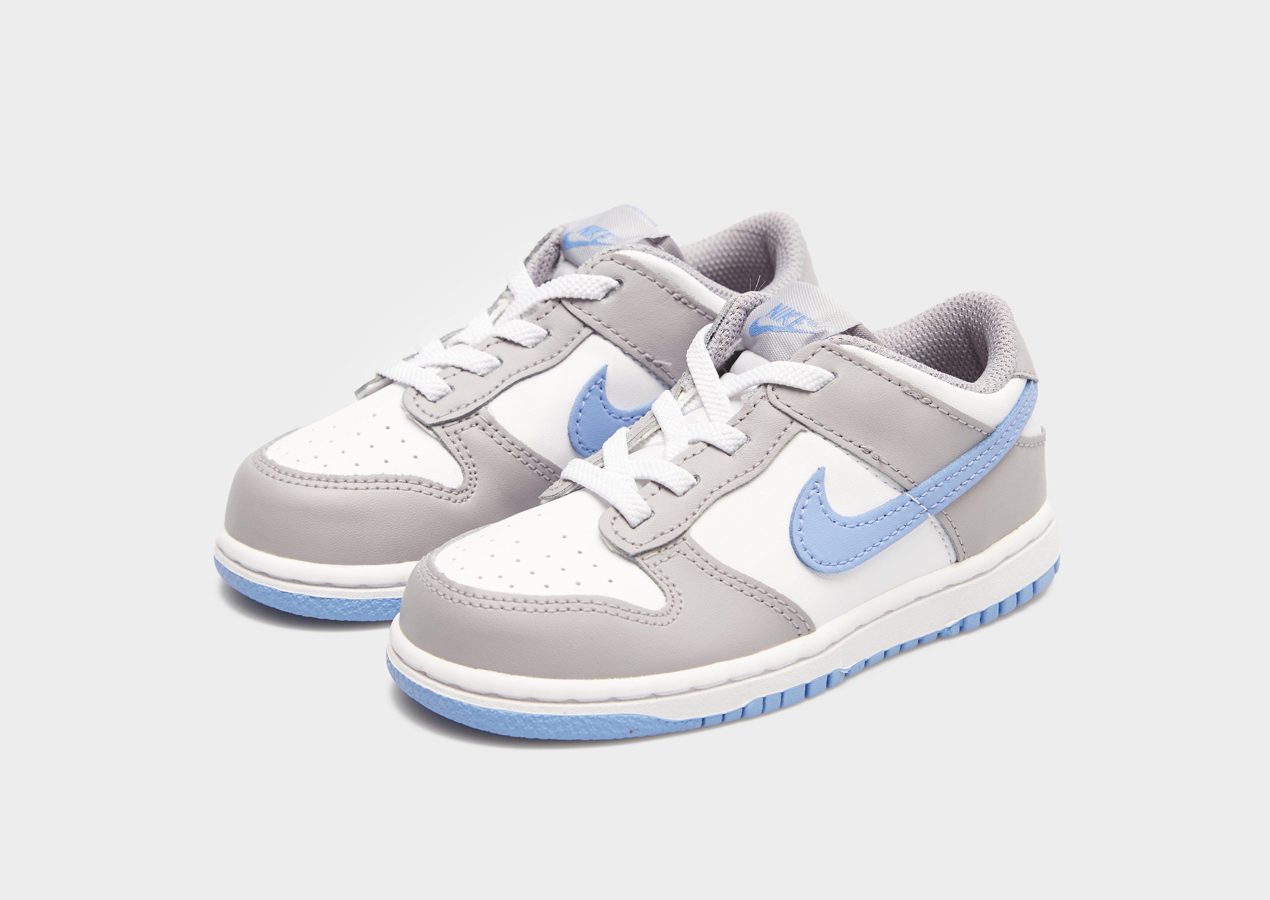 Buty sneakersy dla dzieci NIKE DUNK LOW BP FB9107-121 Szary