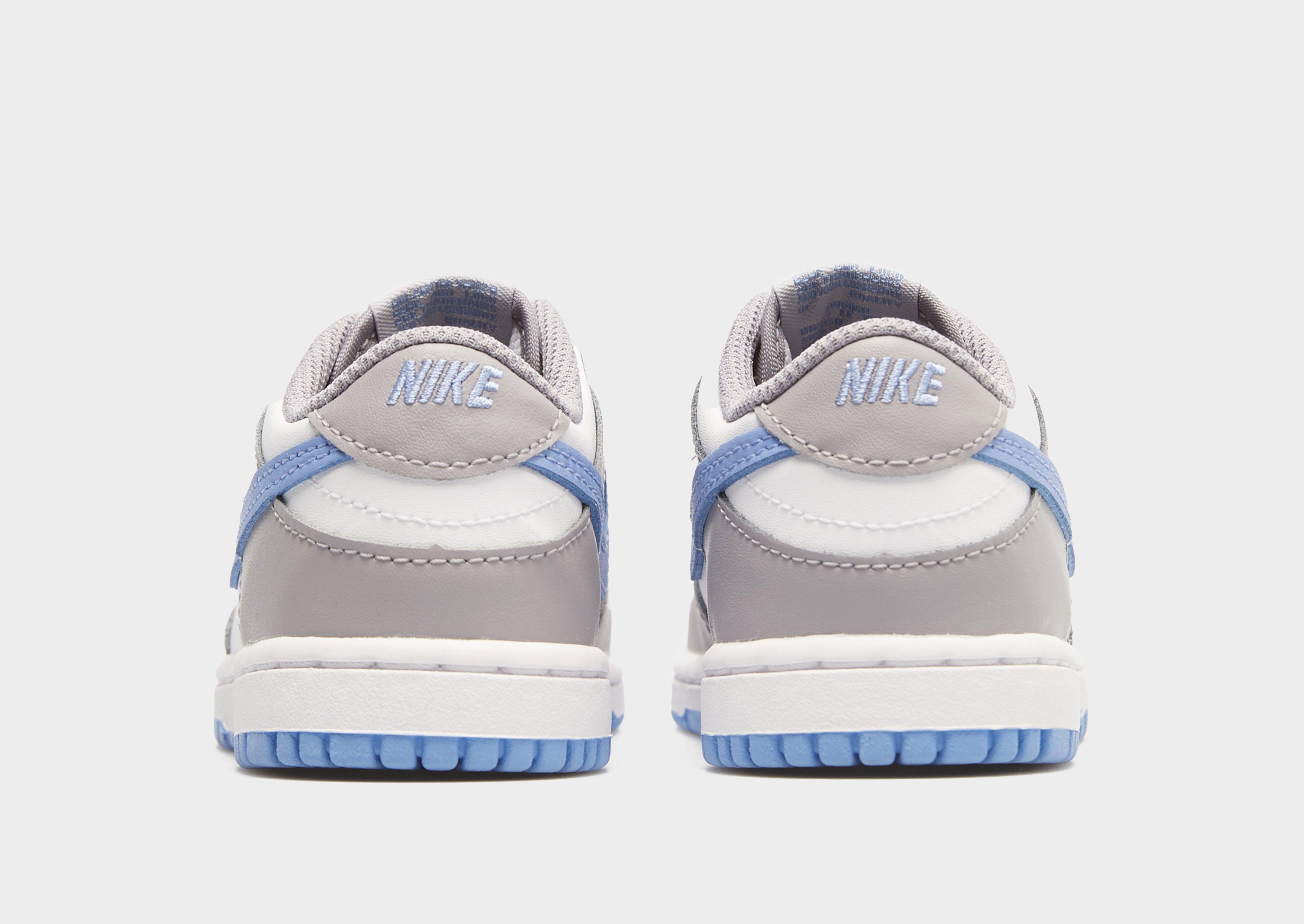 Buty sneakersy dla dzieci NIKE DUNK LOW BP FB9107-121 Szary