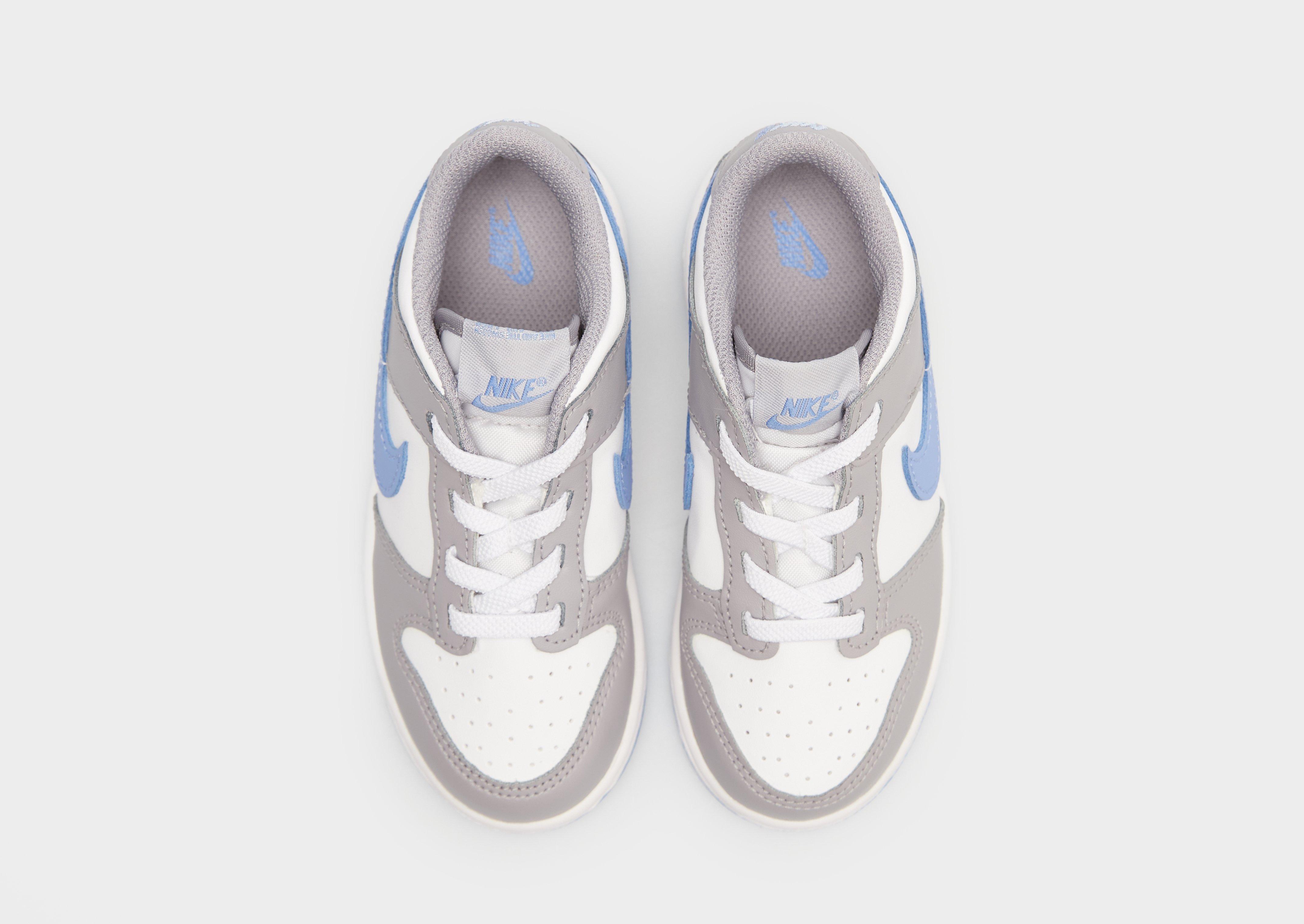 Buty sneakersy dla dzieci NIKE DUNK LOW BP FB9107-121 Szary