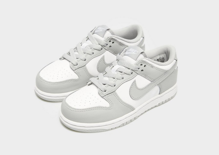 Adidași pentru copii NIKE DUNK LOW BP FB9108-123 Alb