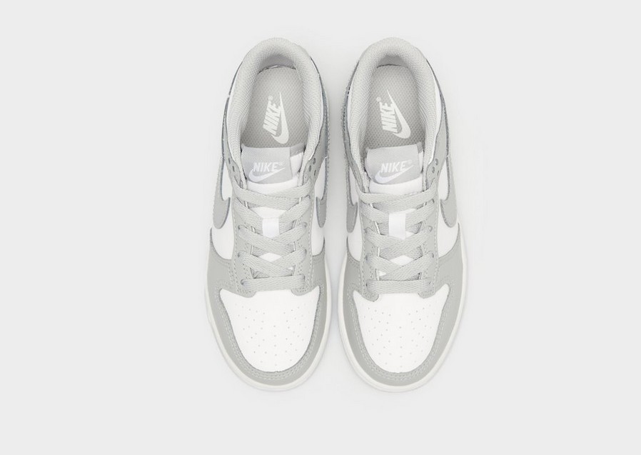 Adidași pentru copii NIKE DUNK LOW BP FB9108-123 Alb