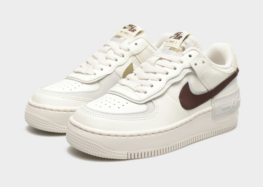 Buty sneakersy damskie NIKE AIR FORCE 1 SHADOW FD0804-100 Biały