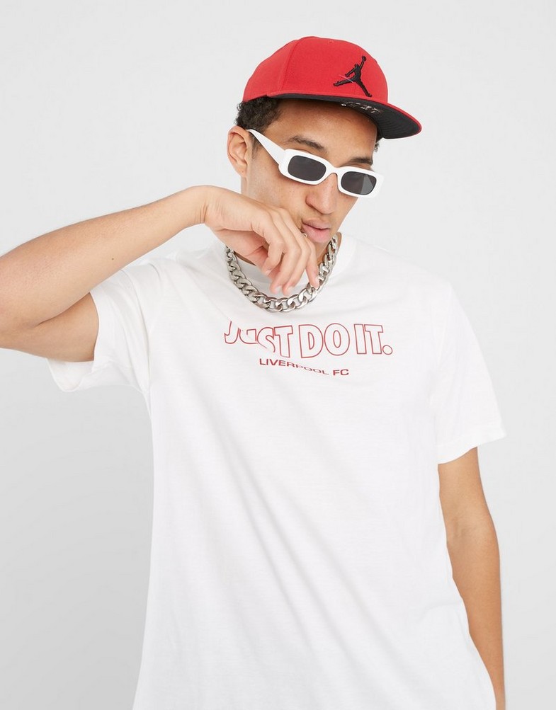 Pánske tričko NIKE TRIČKO LFC M NK JDI TEE TEE FD1050-100 Biela