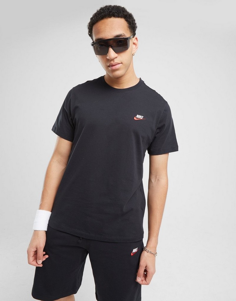 Férfi póló NIKE PÓLÓ M NSW CLUB DT TEE TEE TABLE FD1184-011 Fekete