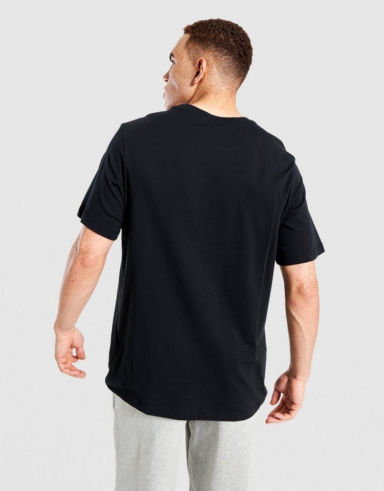 Koszulka, t-shirt męski NIKE T-SHIRT M NSW CLUB DT TEE FD1184-014 Czarny