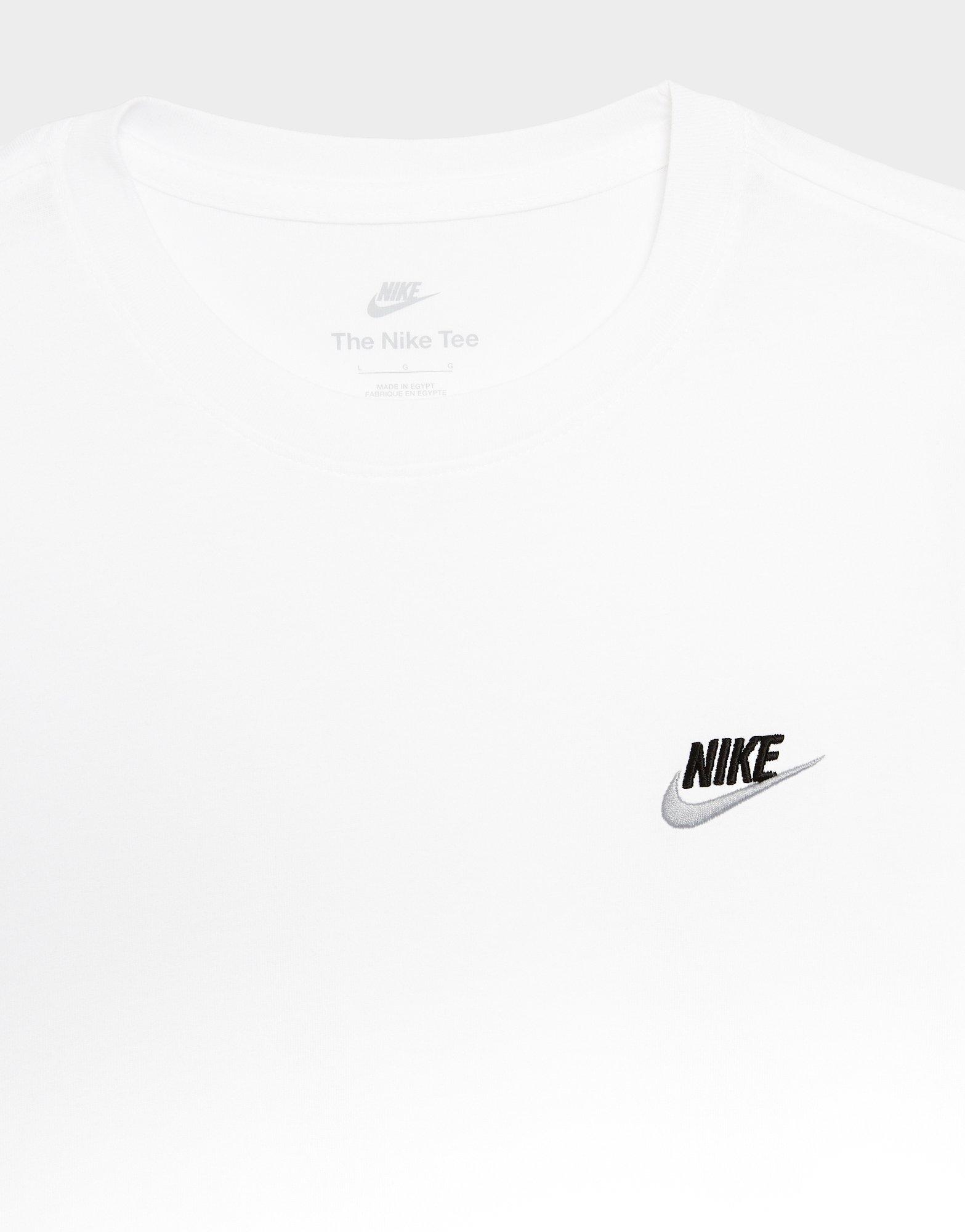Pánske tričko NIKE TRIČKO M NSW CLUB DT TEE FD1184-103 Bílá